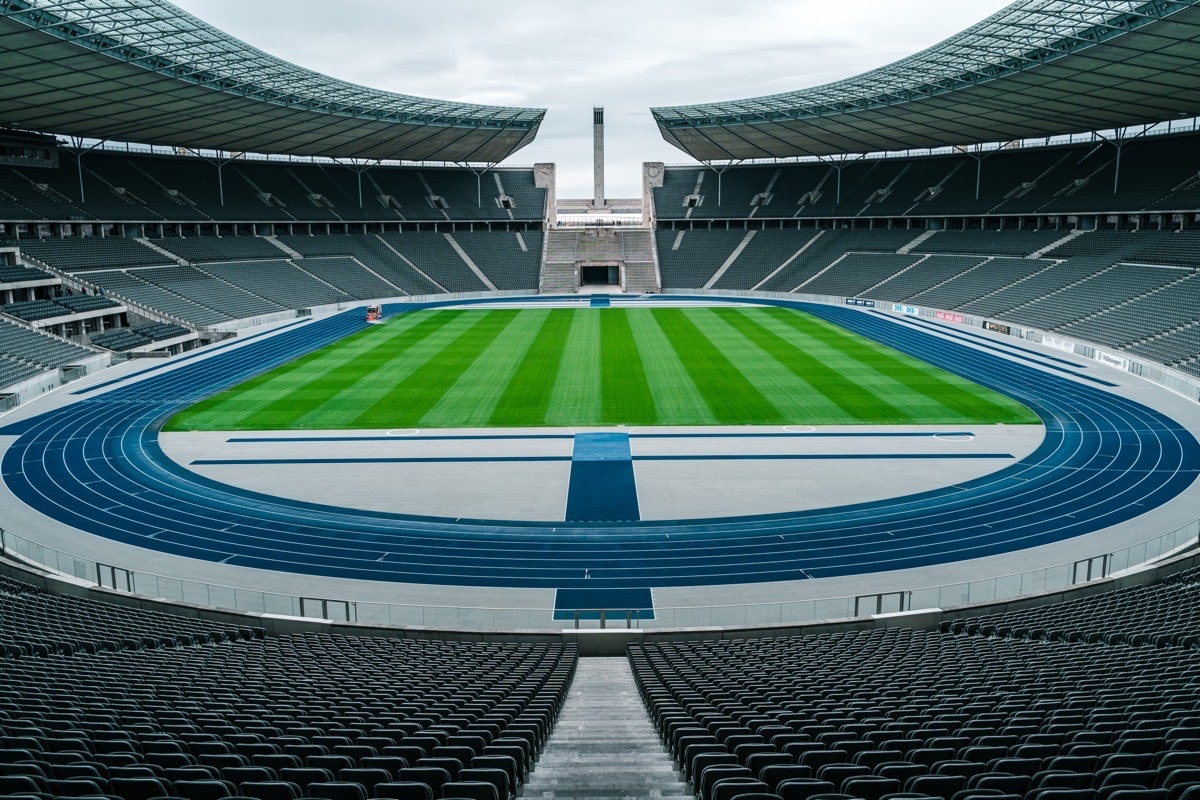Das Berliner Olympiastadion ist Spielstätte bei der EM 2024 (Copyright depositphotos.com)