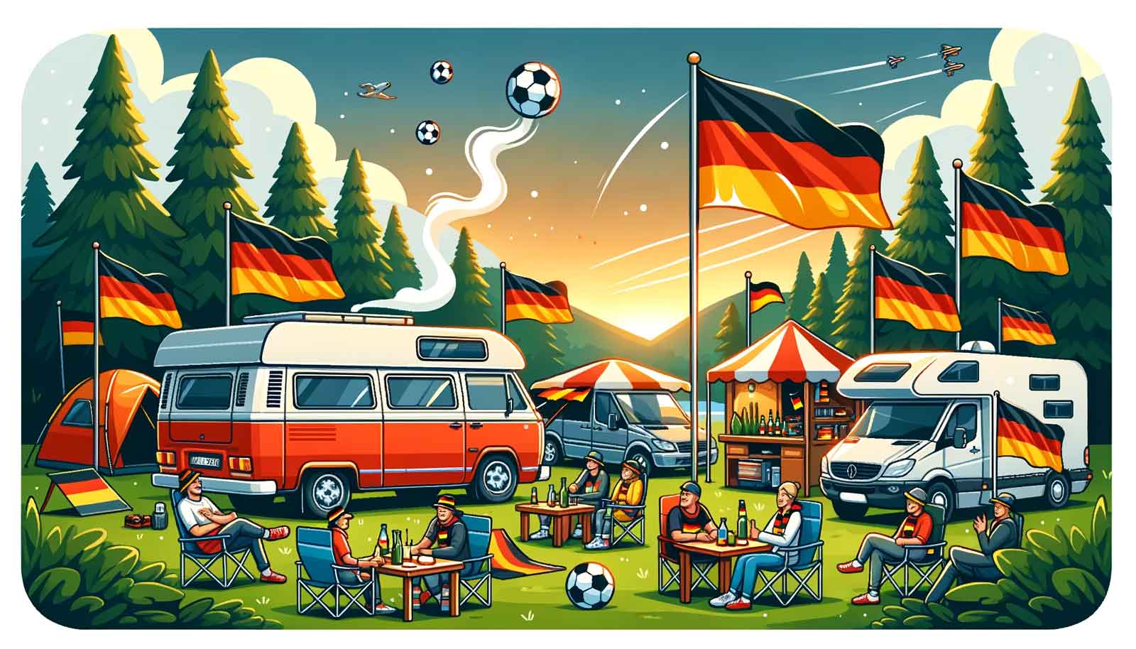 Eine gute Alternative könnte Camping zur EM 2024 sein!