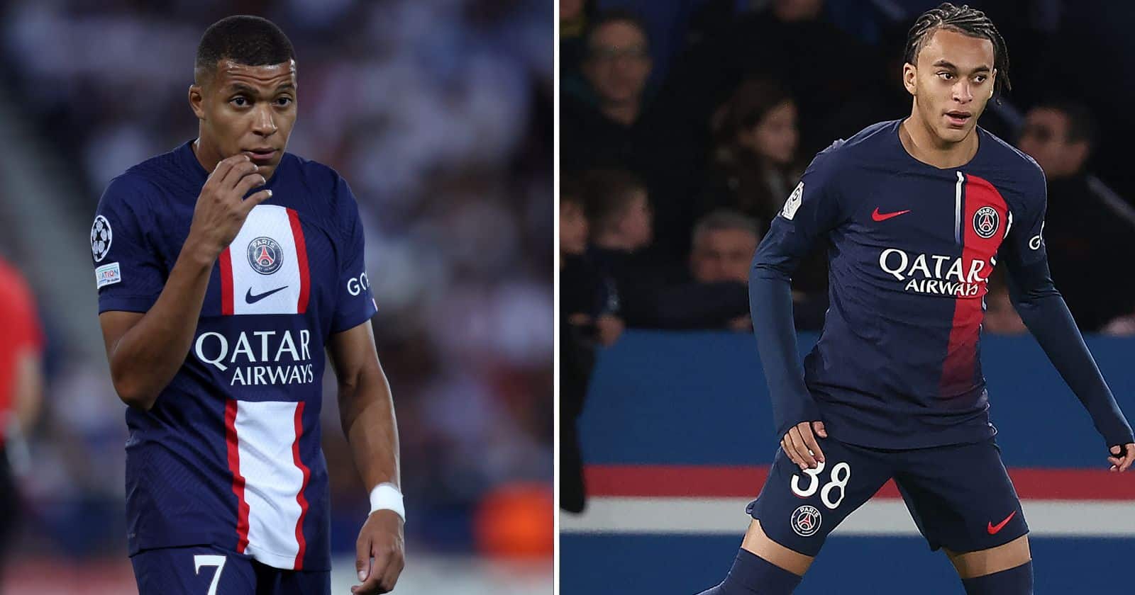 Kylian (links) und Ethan Mbappé bei PSG (Foto Depositphotos.com / AFP)