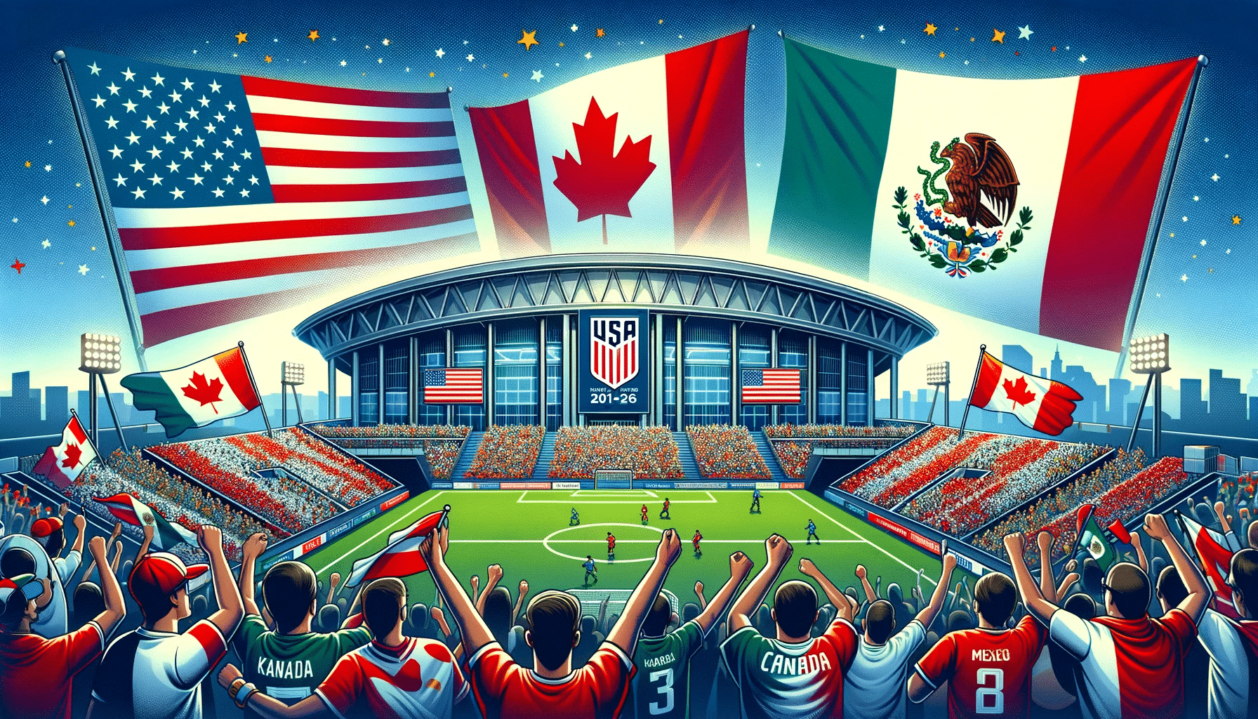 Fußball WM 2026 in den USA, Kanada & Mexiko