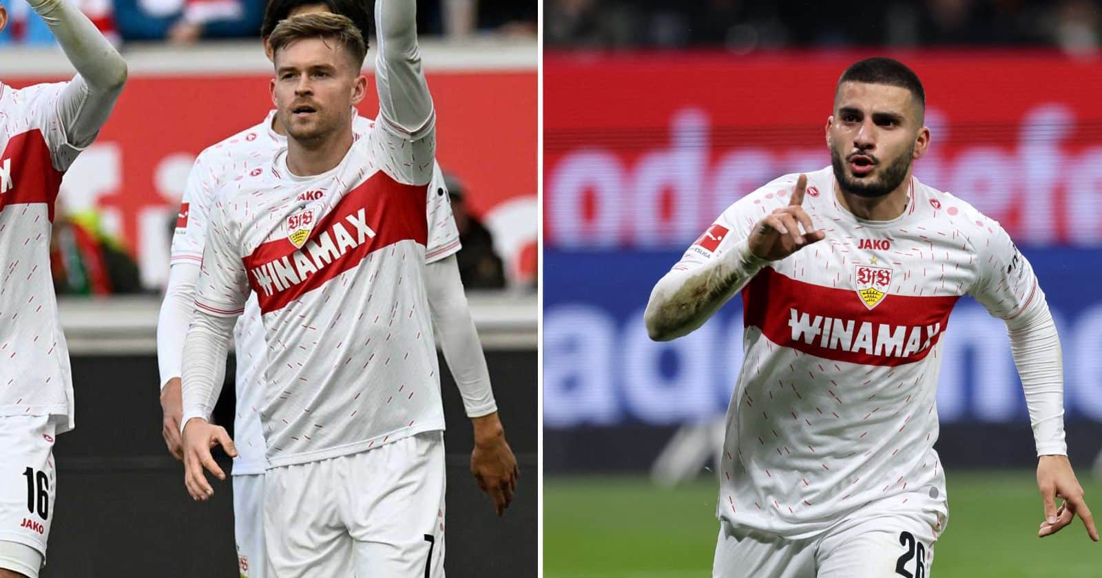 Die Stuttgarter Maximilian Mittelstädt und Deniz Undav haben Chance auf eine Kader-Nominierung (Foto AFP und Depositphotos.com)