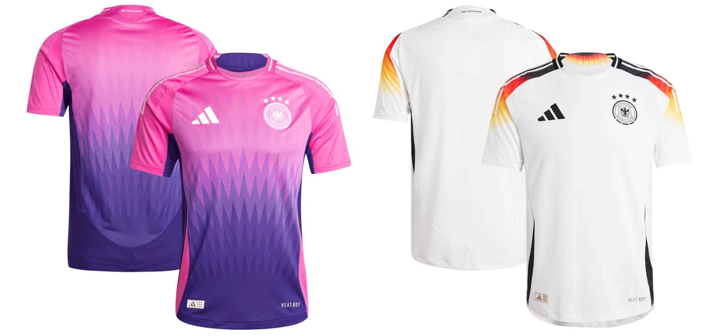 So sehen die neuen Deutschland EM Trikots 2024 von adidas aus